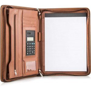 Premium Business Portfolio with Zipper –Padfolio - Superior Business Impressions